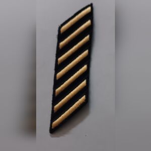 U S Army Service Stripes, Gold on Blues ASU (7 )